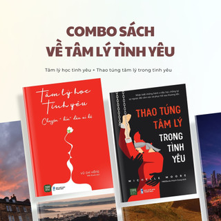 Sách - combo 2 cuốn tâm lý học tình yêu + thao túng tâm lý trong tình yêu