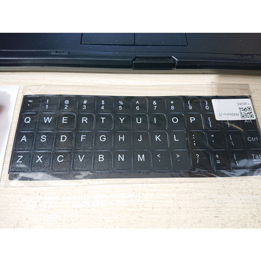 Miếng dán phím chữ ngôn ngữ Tiếng Anh cho laptop _chuẩn US-key