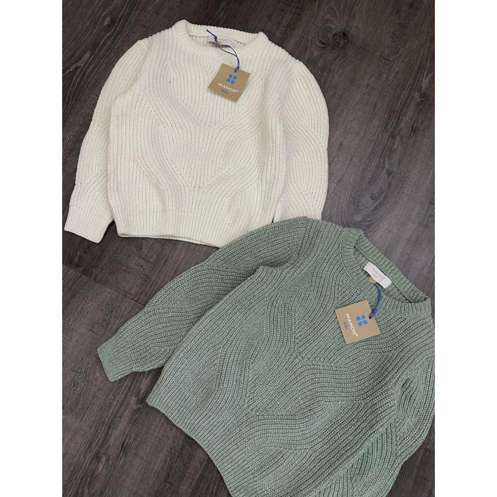 Áo len đơn giản dệt lạ mắt manor kid