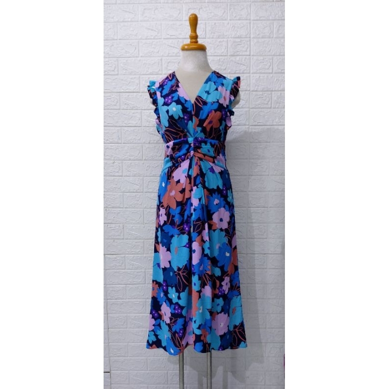 Đầm maxi voal hiệu M-London xuất xịn