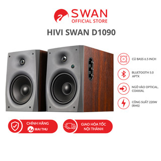 Loa hivi swans d1090 - bluetooth v4.2 aptx aac - ngõ optical coaxial line - hàng chính hãng - bh12t