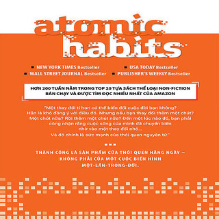 Sách Atomic Habits - Thay Đổi Tí Hon, Hiệu Quả Bất Ngờ (Tái bản năm 2023)