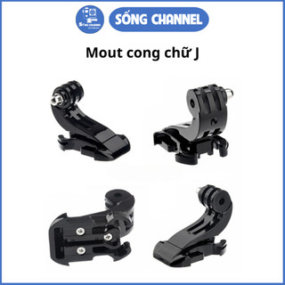 [Rẻ Nhất] Phụ kiện camera hành trình - Mount cong chữ J (Đen)