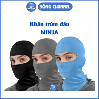 Khăn Trùm Đầu Chống Nắng Ninja Đi Phượt Và Đi Xe Máy - Vải Co Dãn Thấm Hút Mồ Hôi Thun Lạnh Cao Cấp