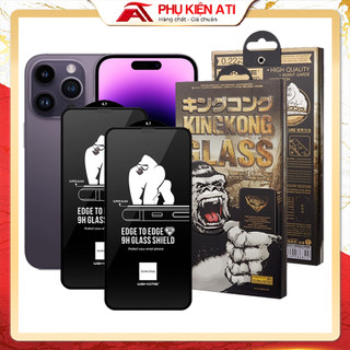 Kính cường lực kingkong iphone 15 pro max 15 plus 14 pro max 7 8 Plus xs xsmax xr 11 13 promax 12 14  Nobox [WK-3D]