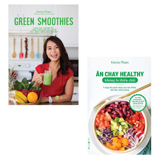 Sách az - combo 2 cuốn: green smoothies + ăn chay healthy không lo thiếu chất