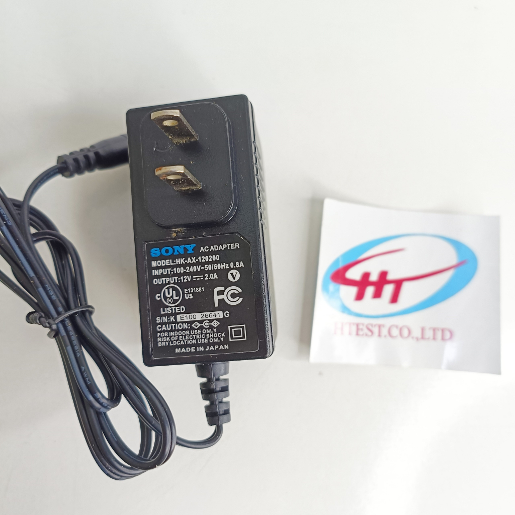 Adapter - Nguồn 12V-2A Sony Chuôi lớn Có đèn - Hàng chính hãng
