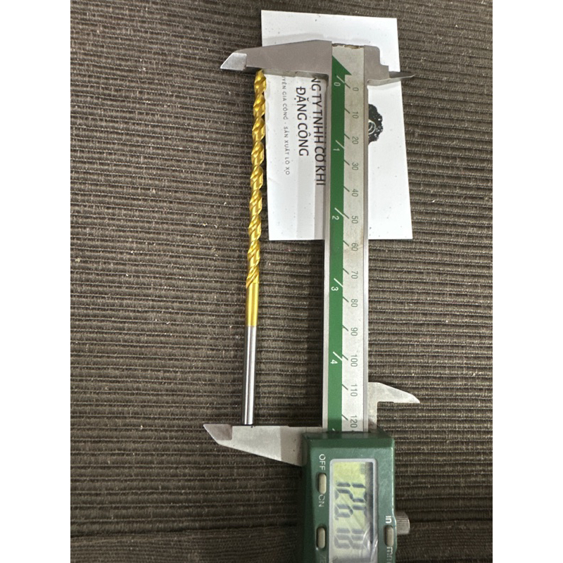 Mũi khoan thép gió HSCO GUHRING 4.6 phủ tin chuyên thép, inox