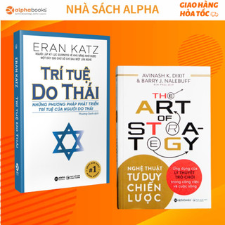 Lẻ/combo 2 sách bán chạy của alpha books: trí tuệ do thái + nghệ thuật tư duy chiến lược