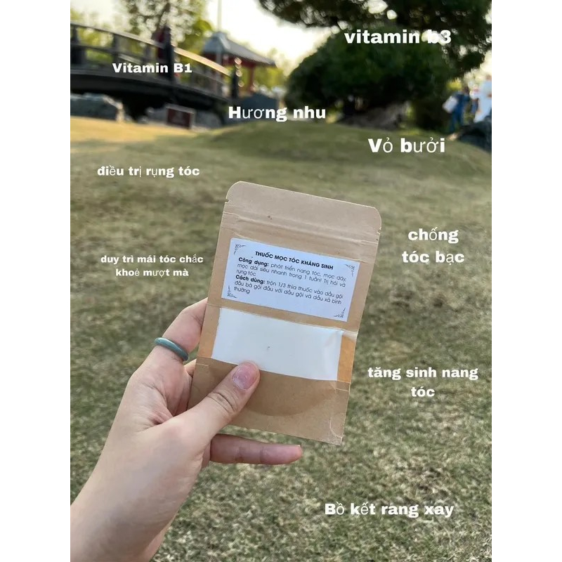 Măng tây baby - Bột mọc tóc tự nhiên VIIAN