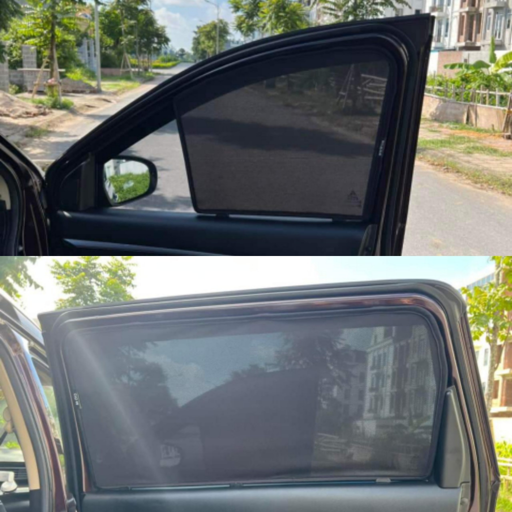 Rèm Che Nắng Nam Châm Xe Vinfast Lux A Bộ 4 tấm chắn nắng chuẩn form xe, nam châm hút mạnh