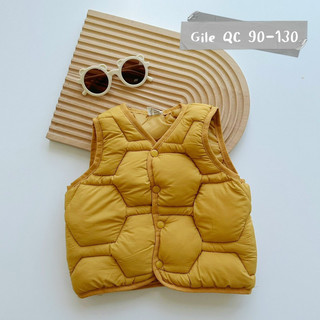 Áo gile phao siêu nhẹ QC cho bé