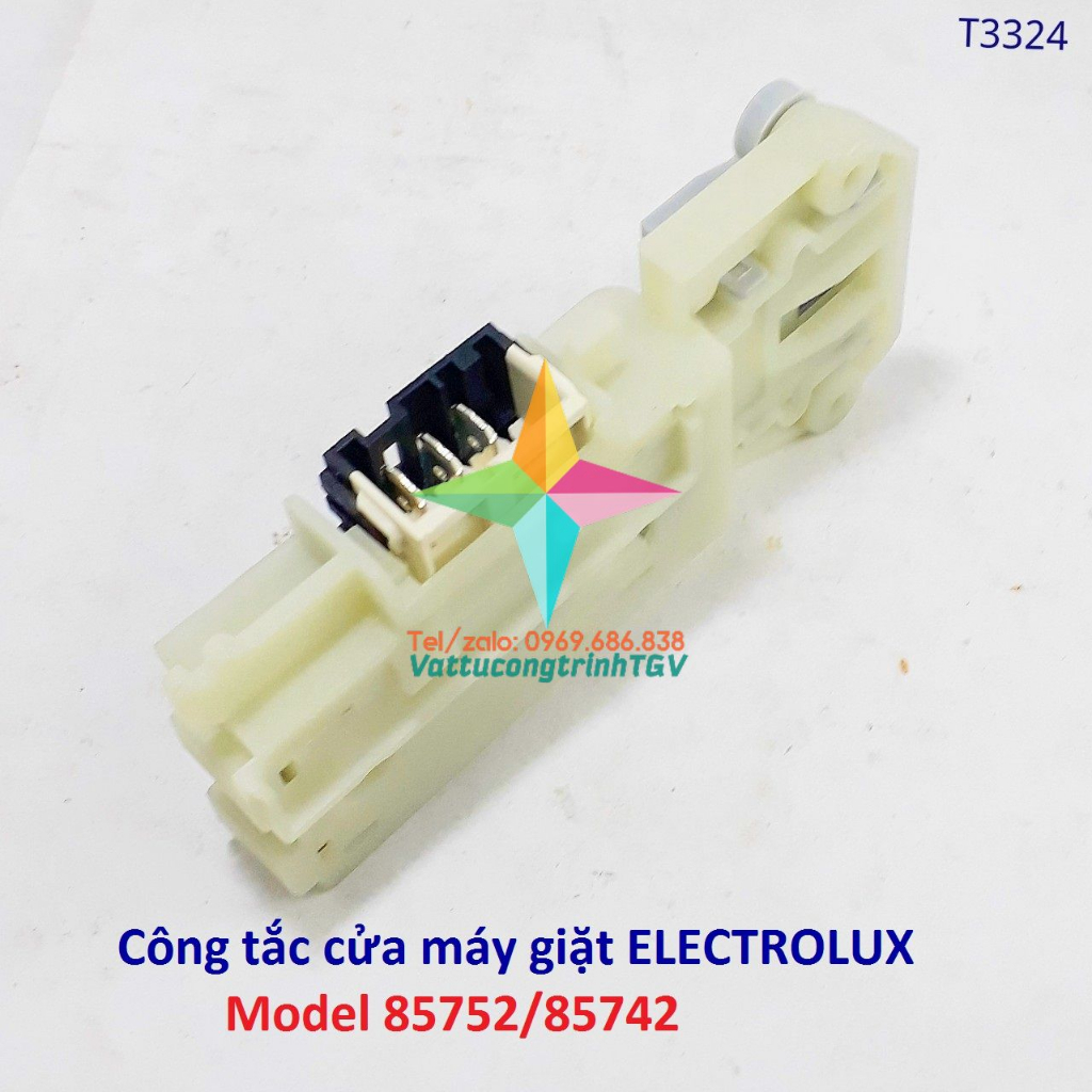 Khóa cửa cho Máy giặt Electrolux Model EWF 85752-85742-10742-10842-EWF8555 & 8576 & 85661 & 85761 & 10741 & 10751 & 857