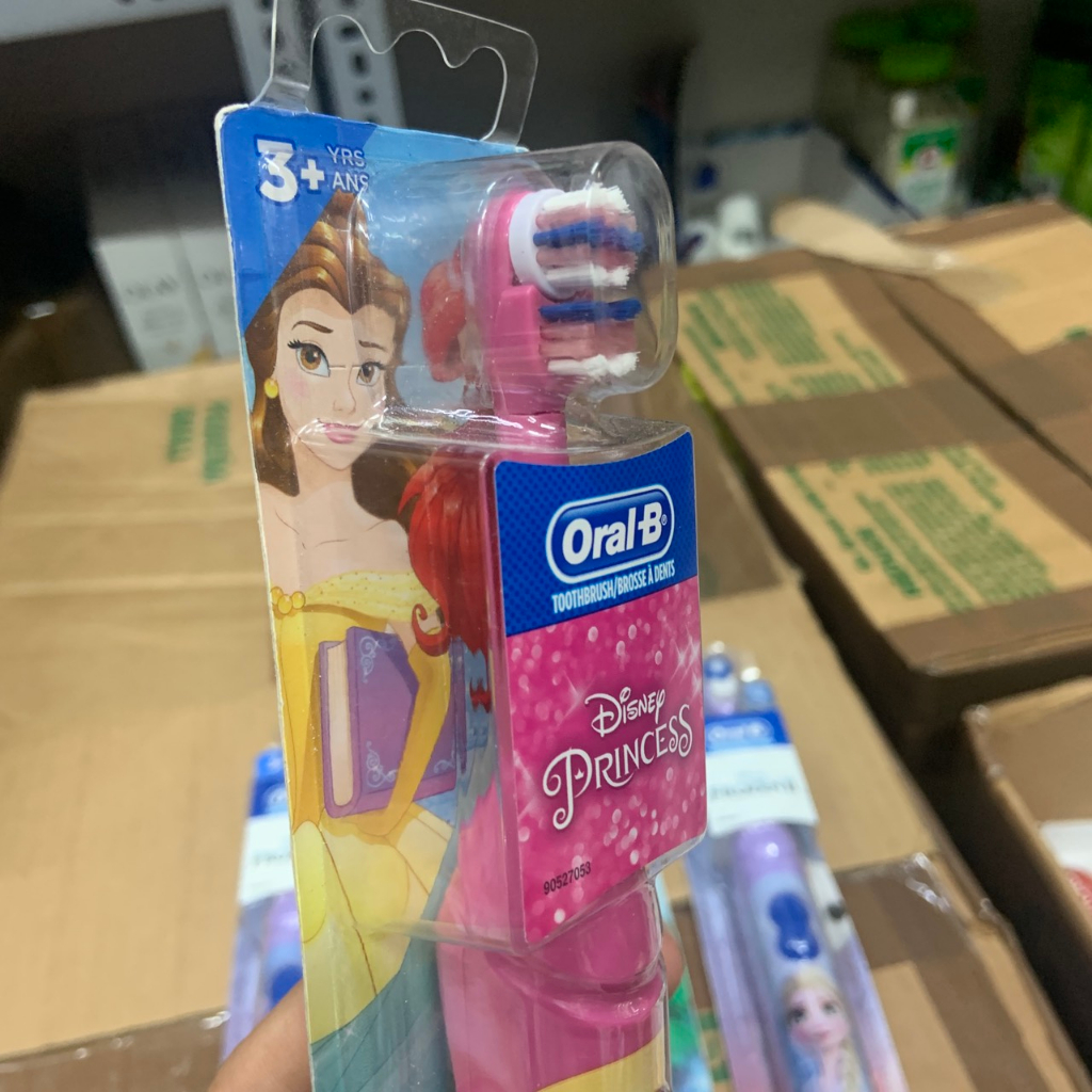 Bàn chải đánh răng dùng pin cho trẻ em  sử dung pin AA rất dễ thay thế  - EDS Hàng Mỹ