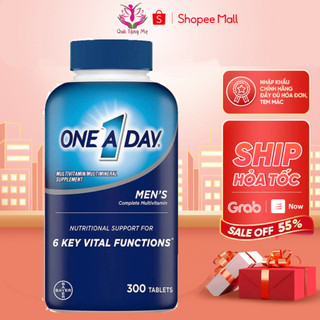 Viên uống vitamin tổng hợp cho nam one a day men's Healthy Care 300 viên trên và dưới 50 tuổi quatangme