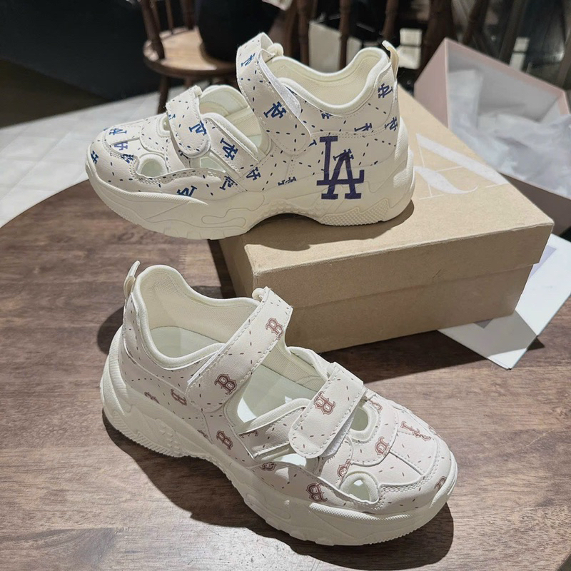 Giày sneaker nữ MLB B LA đế cao 5p