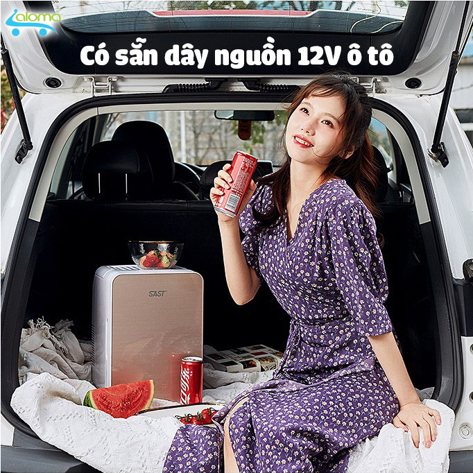 Tủ Lạnh Mini 12L ST-12L Làm Lạnh Nước Giải Khát Hoa Quả Làm Tủ Đựng Mỹ Phẩm Hâm Nóng Thức Ăn - BH 1 năm
