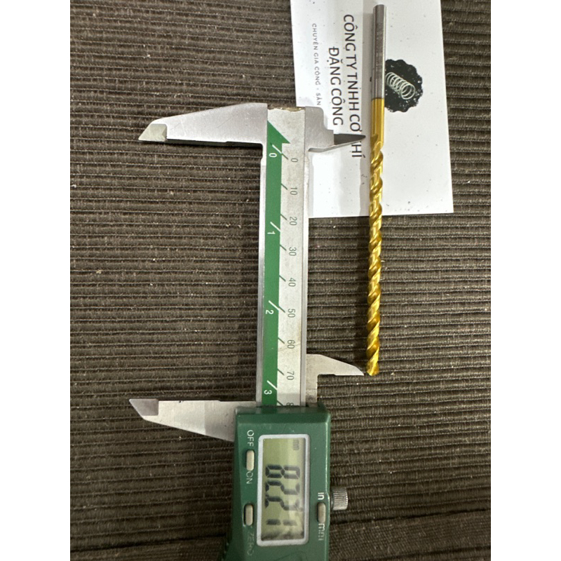 Mũi khoan thép gió HSCO GUHRING 4.6 phủ tin chuyên thép, inox