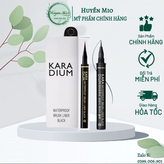 Bút dạ kẻ mắt karadium waterproof eyeliner pen black -huyenmio