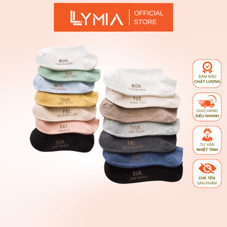 Set tất tuần nam nữ 7 đôi 7 ngày cổ ngắn siêu đẹp LYMIA