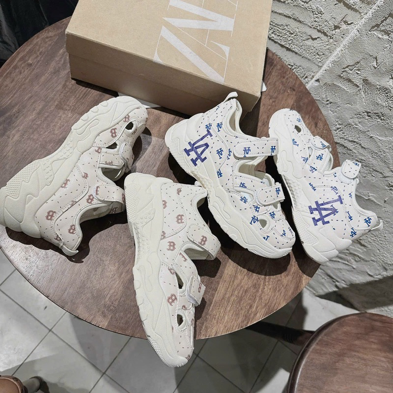 Giày sneaker nữ MLB B LA đế cao 5p