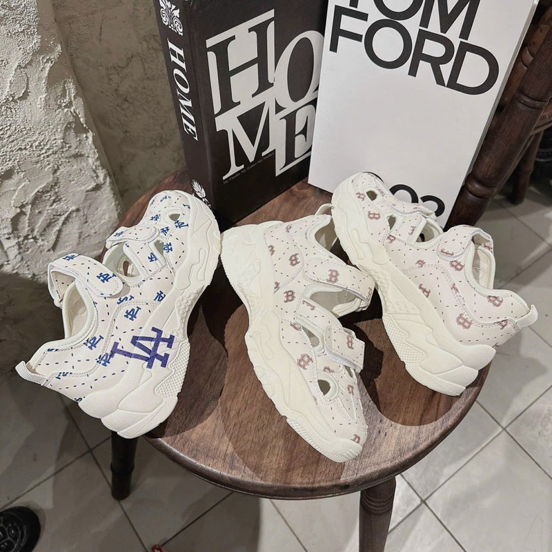Giày sneaker nữ MLB B LA đế cao 5p