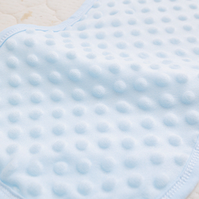 Gối xô sơ sinh gối cotton cho bé sơ sinh 25x40cm gối hạt đậu chống bẹp đầu thoáng khí sử dụng được 2 mặt