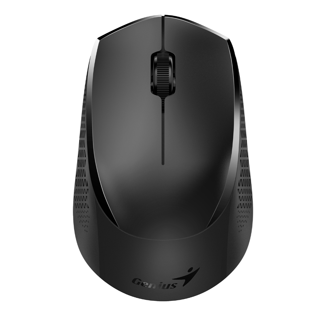 Chuột không dây Genius NX-8000S Silent - giảm ồn, USB 2.4GHz, thuận 2 tay, trượt đa bề mặt, phù hợp PC/Laptop