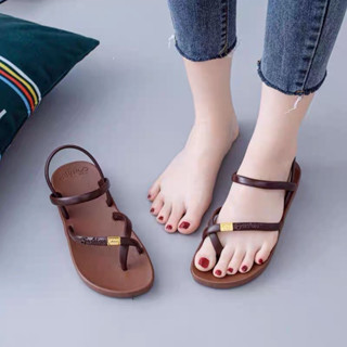 Dép Sandal Quai Chéo Chất Liệu Cao Su,Dép Quai Hậu Đi Biển, Đi Mưa Siêu Bền Chống Trơn Trượt TP202-1