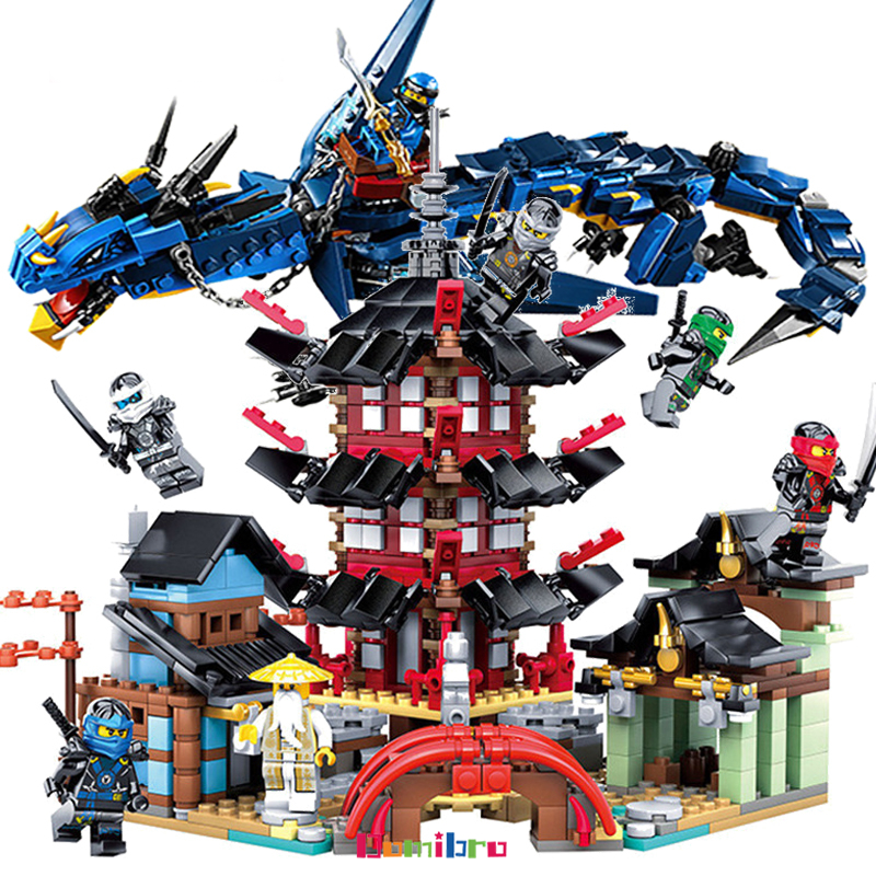 Đồ chơi lắp ráp Ninjago Ngôi Đền Huyền Thoạ bộ đồ chơi xếp hình các nhân vật Ninjago cho bé