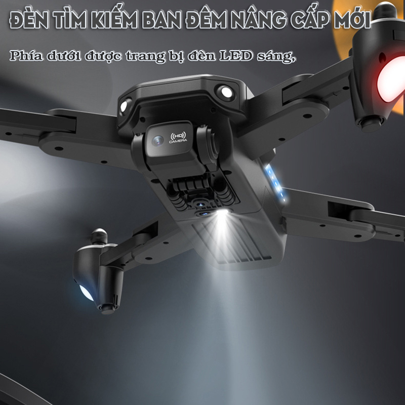Flycam P9-8K định vị bằng ánh sáng tránh vật cản thông minh thời gian bay lâu trở về tự động Máy Bay mini camera | BigBuy360 - bigbuy360.vn