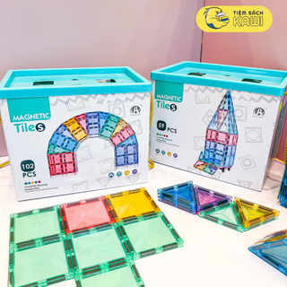 Bộ xếp hình nam châm Magnetic Tile