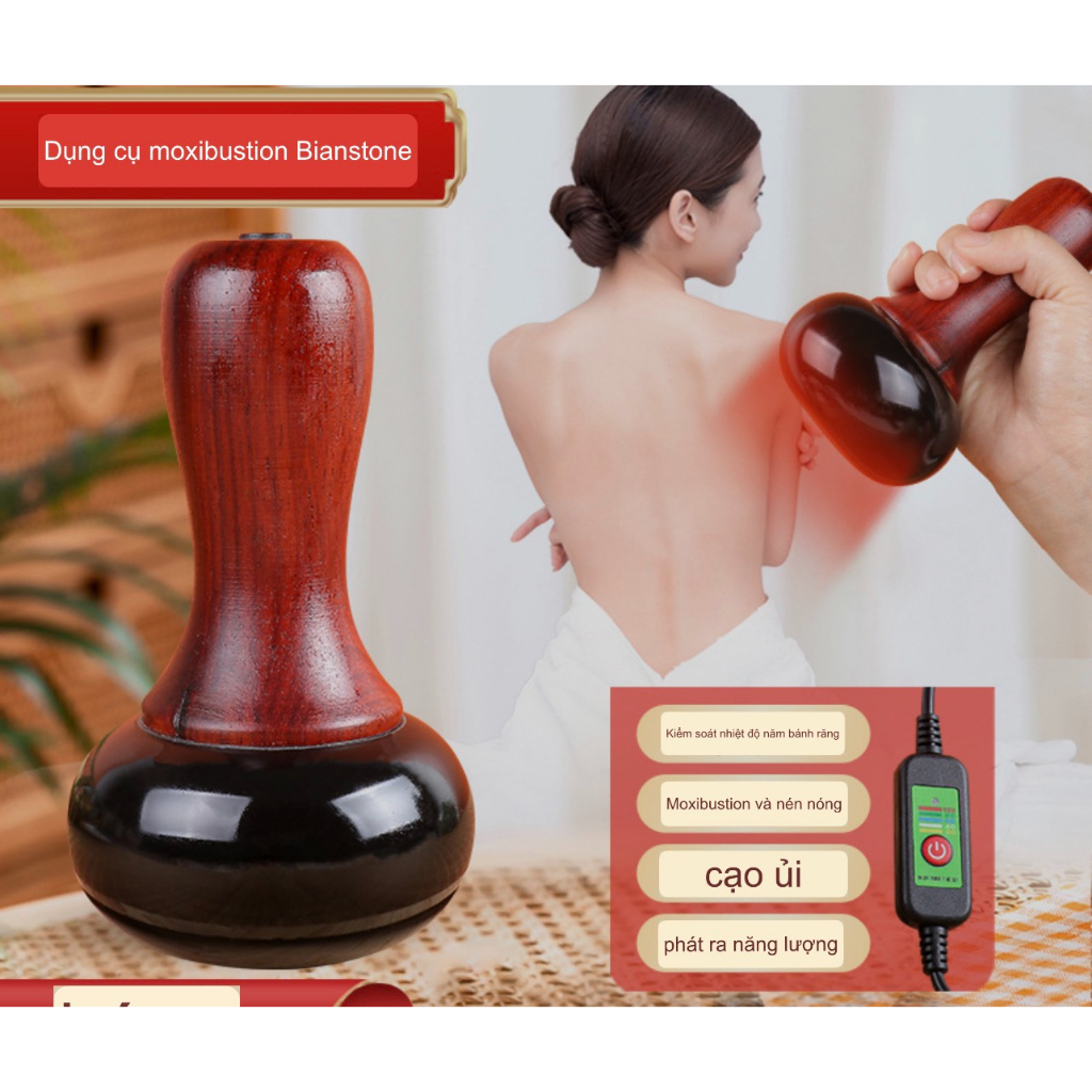 Máy đá nóng massage body vai gáy Đông Y