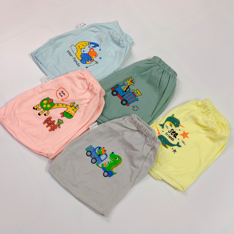 A03 - QUẦN ĐÙI CHỤC BÉ TRAI BÉ GÁI CHẤT COTTON MỊN MÁT IN HÌNH ĐẸP