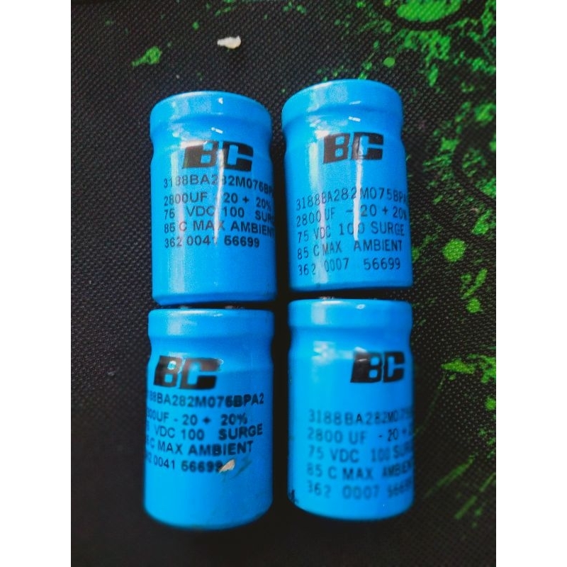 Cặp tụ BC 2800uf 75v