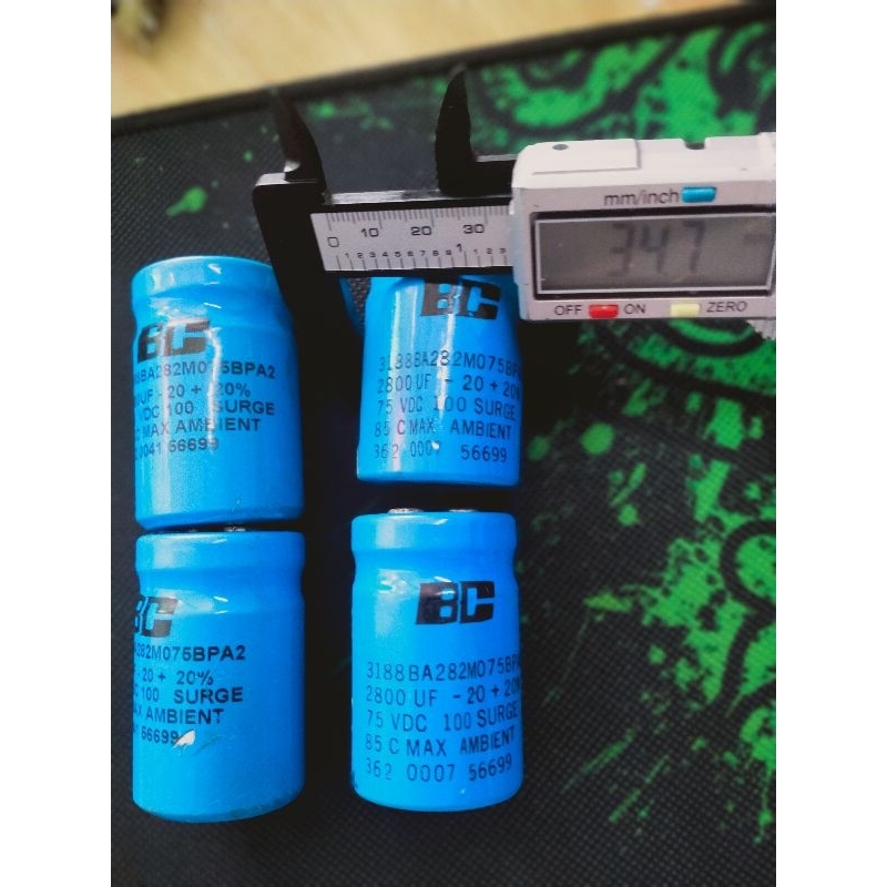 Cặp tụ BC 2800uf 75v