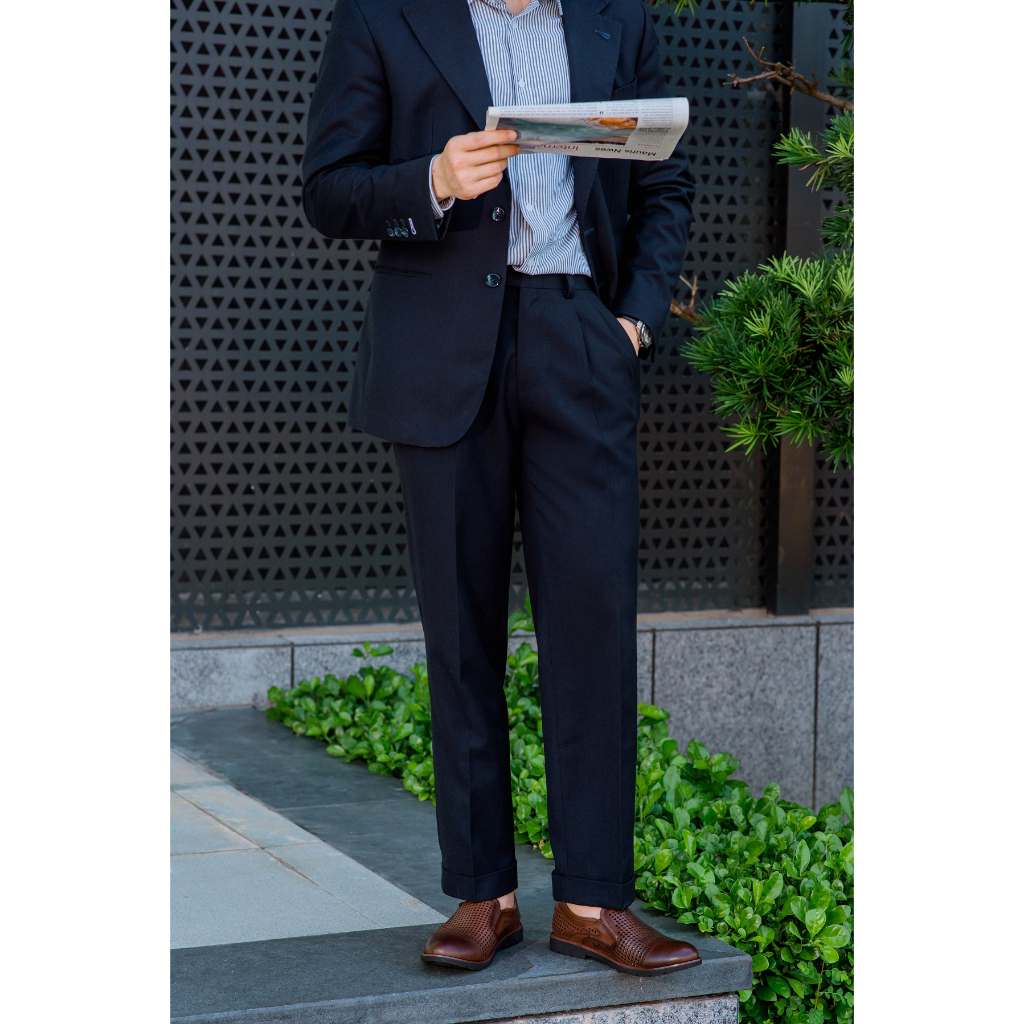 Giày rọ nam da bò đục lỗ thời trang trẻ trung BQ GC 768