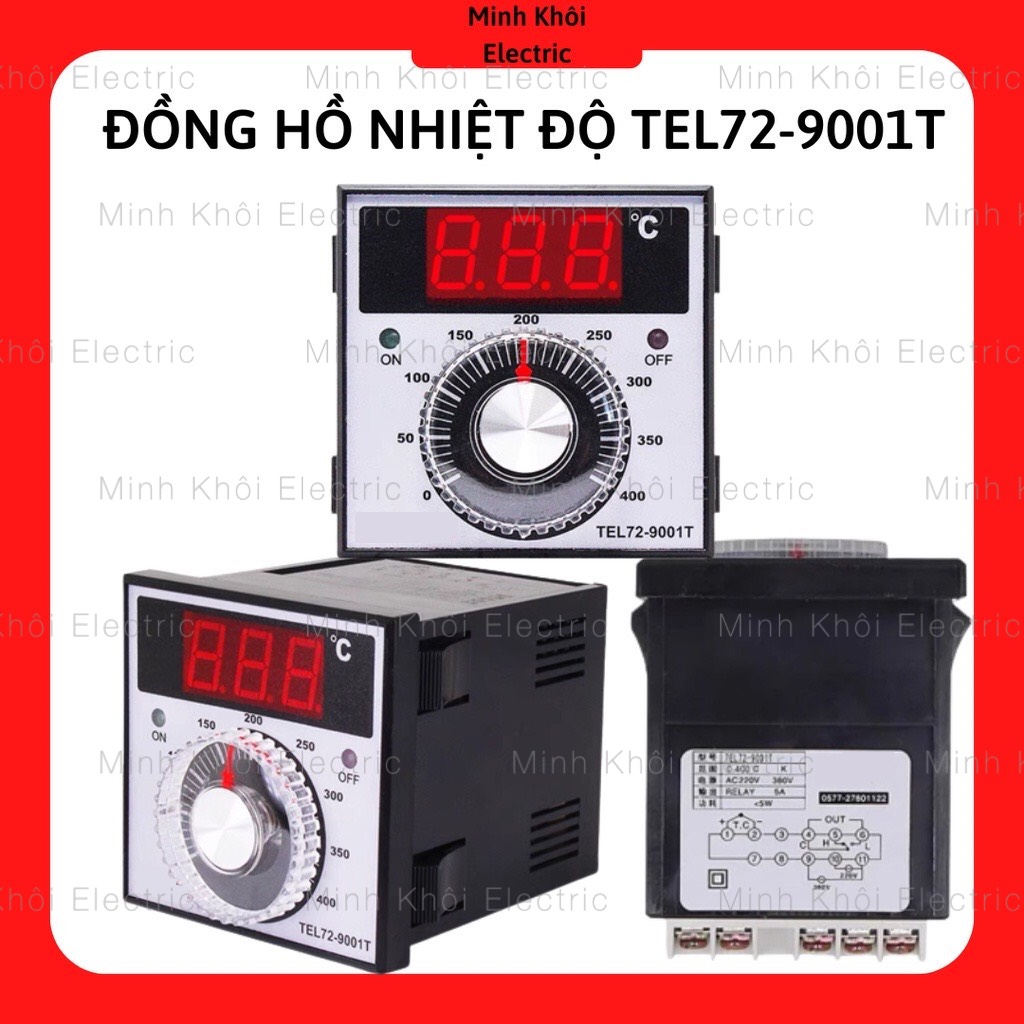 Đồng Hồ Nhiệt Độ TEL72-9001,bộ điều khiển nhiệt độ lò bánh mỳ, bộ điều khiển nhiệt độ kỹ thuật số, bộ chỉnh nhiệt