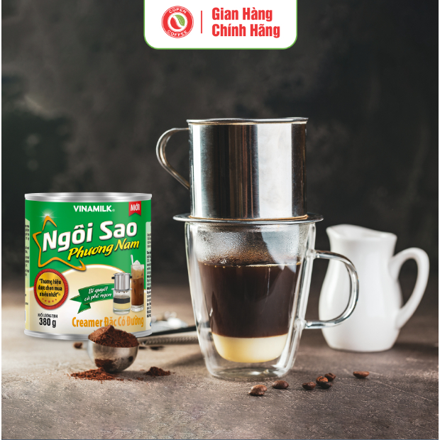 Sữa đặc có đường Ngôi Sao Phương Nam - Hộp thiếc 380g