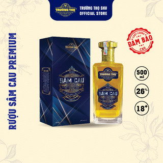 Rượu sâm cau premium 500ml 26% - trường thọ sức khỏe vàng