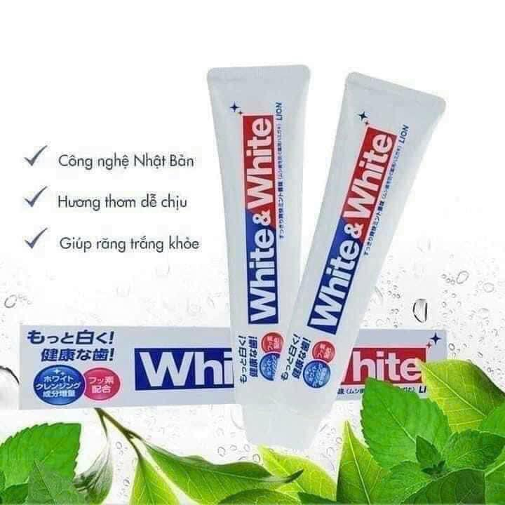 Kem đánh răng White White,kem đánh răng Nhật Bản,trắng răng
