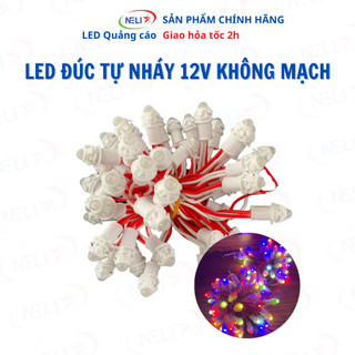  Dây led 12V đổi màu dây 3 mét gồm 50 bóng đèn nháy đẹp mắt. 