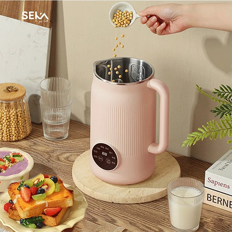 Máy xay sữa hạt SEKA SK-320 600ml công suất 600W 6 chức năng, máy làm sữa hạt đa năng bảo hành 12 tháng