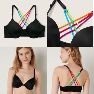 Áo ngực vs pink ko mút độn cài trước 32a,32c