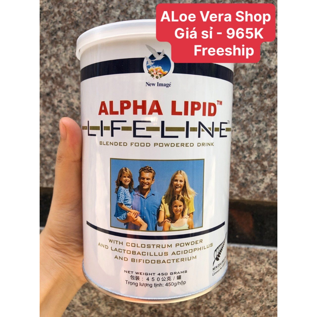 (RẺ VÔ ĐỊCH) Sữa non Alpha Lipid Lifeline 450g ☘ FREE SHIP ☘ chính hãng New Zealand nguyên mã code