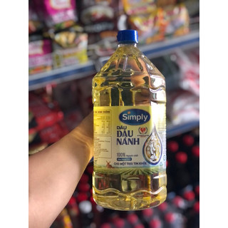 Dầu đậu nành nguyên chất Simply can 2 lít