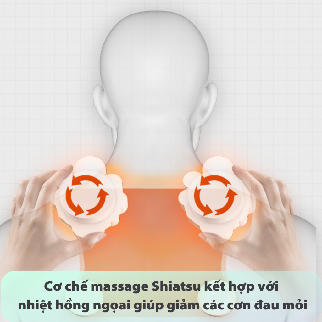 Máy Massage Toàn Thân Chuyên Sâu  FAPO, Massage Cổ Vai Gáy, Lưng Bằng Nhiệt Hồng Ngoại Bảo Hành 12 Tháng