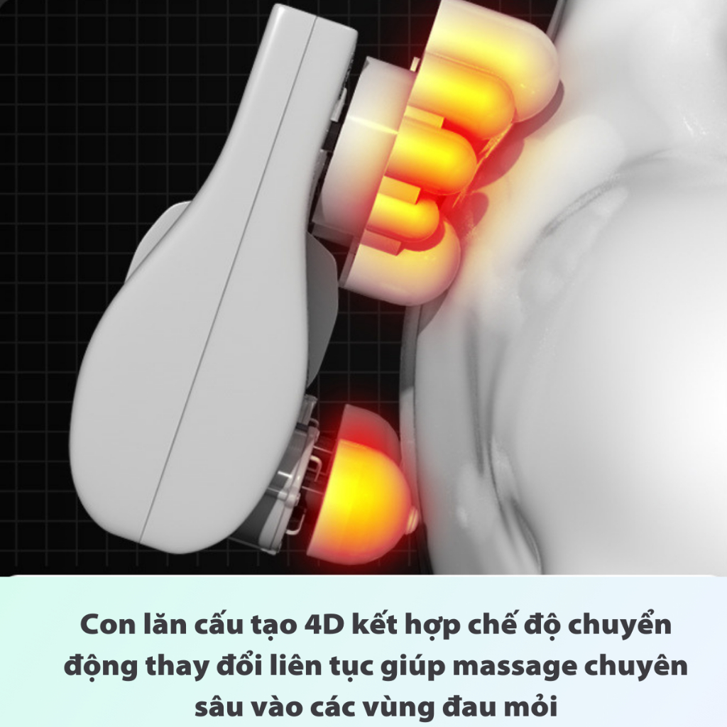 Máy Massage Toàn Thân Chuyên Sâu  FAPO, Massage Cổ Vai Gáy, Lưng Bằng Nhiệt Hồng Ngoại Bảo Hành 12 Tháng