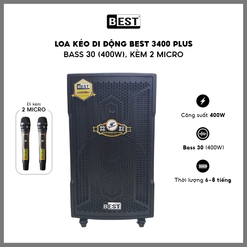 Loa kéo di động BEST 3400 PLUS