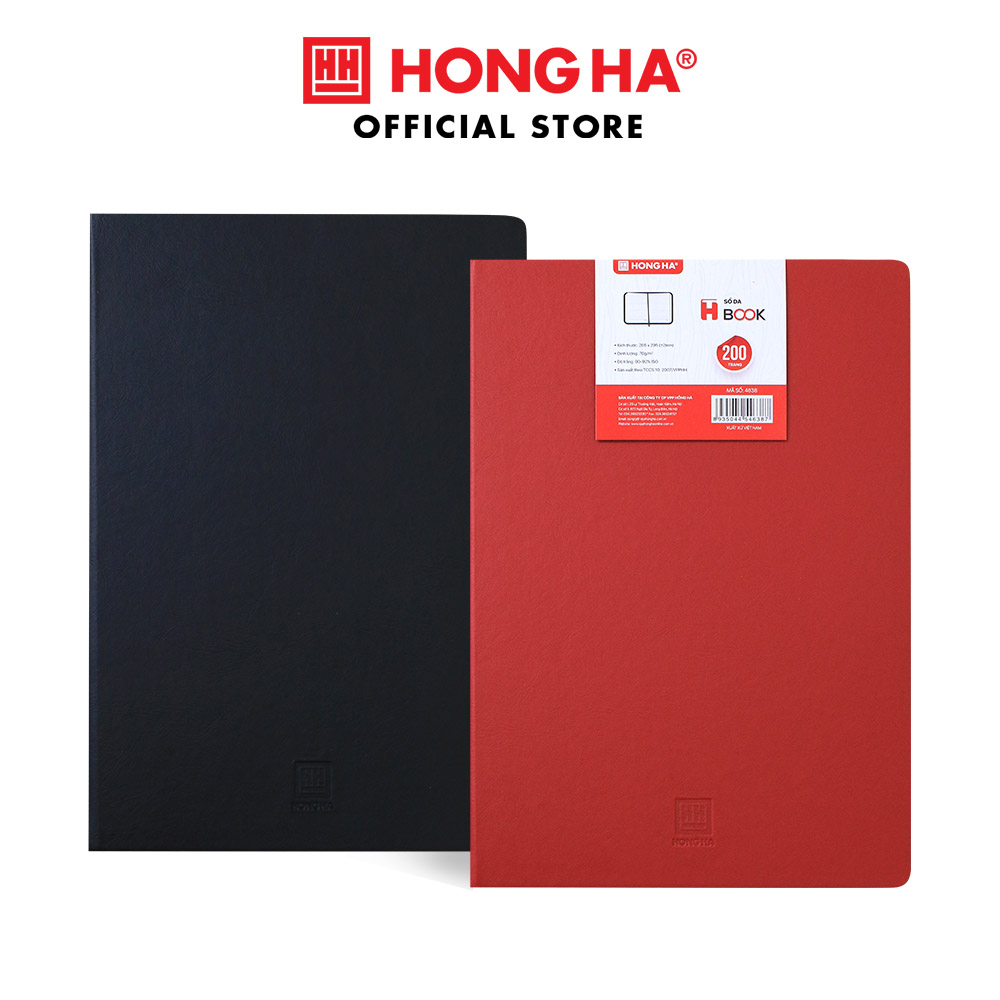 Sổ da A4 Hồng Hà H-Book 200 trang - 4638